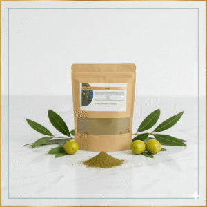 Poudre de Sidr 100g, soin lavant cheveux, sachet kraft, purifie peau et cuir chevelu