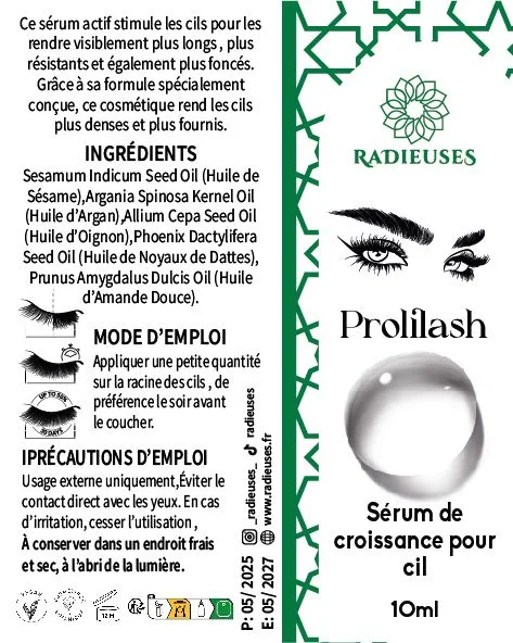 étiquette et securité prolilash