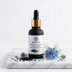 Huile de nigelle peau atopique