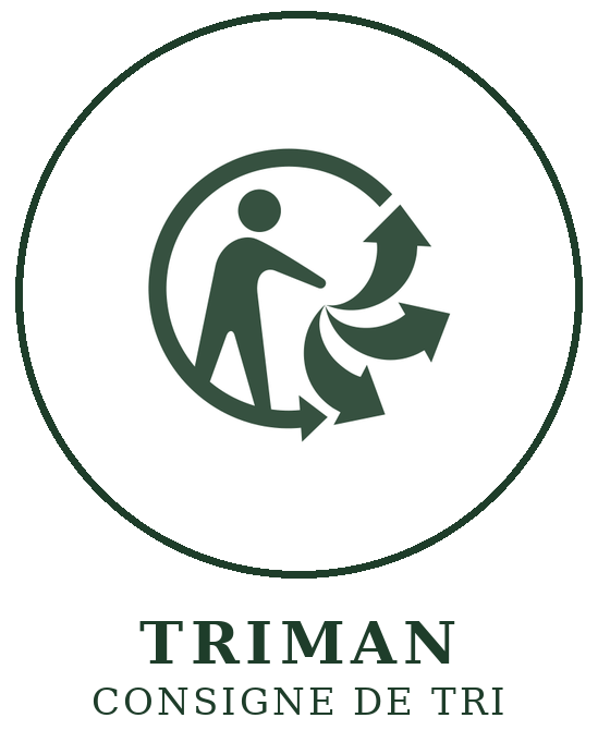 Logo Triman – Consigne de tri Radieuses