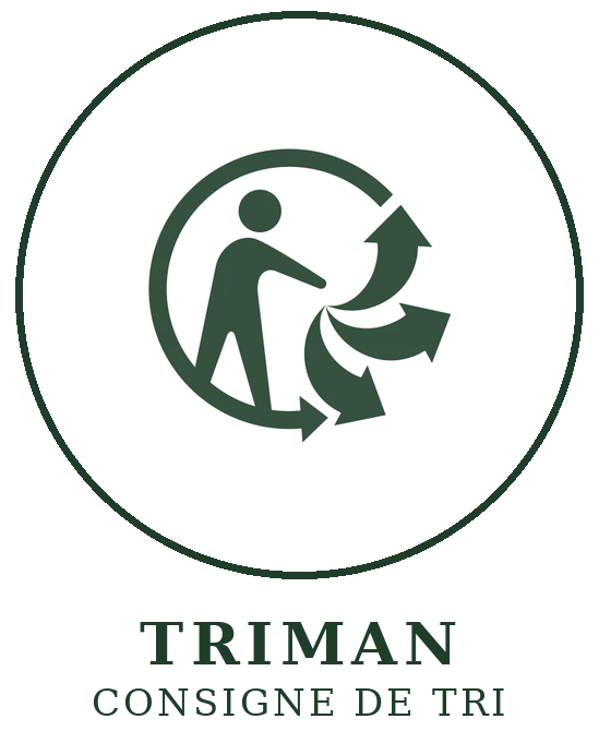 Logo Triman – Consigne de tri Radieuses