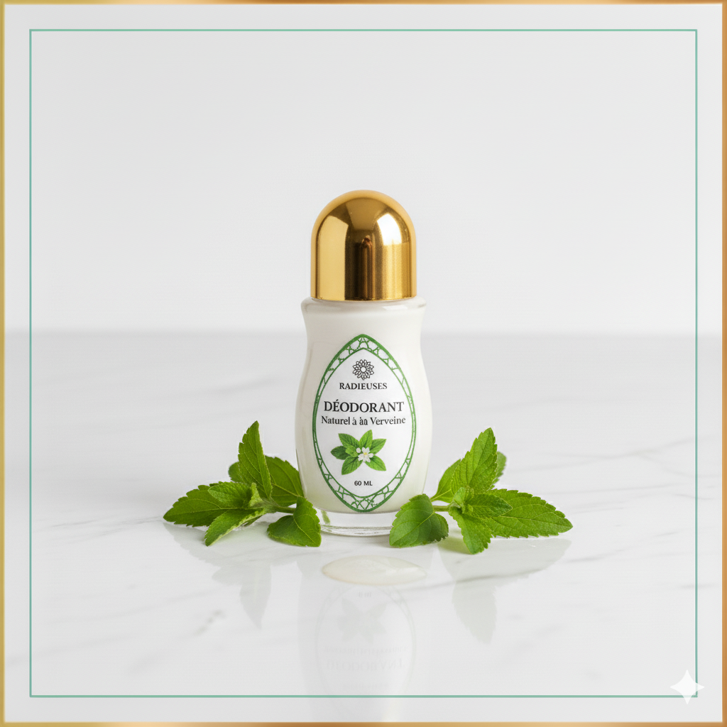 Déodorant naturel verveine citronnée Radieuses - Déodorant baume 60ml, anti-odeurs 100% naturel, unifie et éclaire les aisselles.