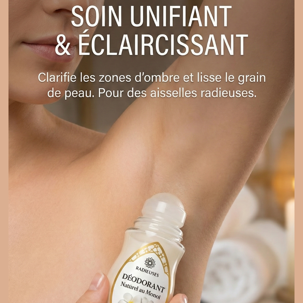 deodorant naturelradieuses est un soin pour les aisselle
