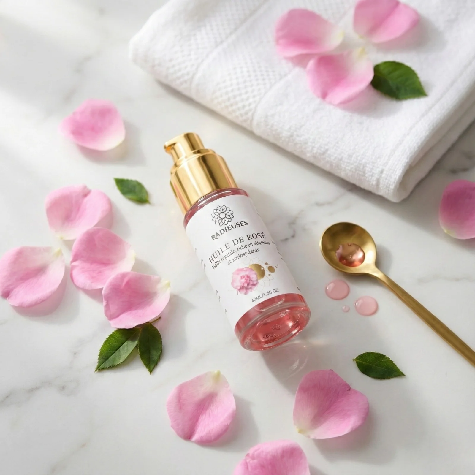 Huile de rose Radieuses