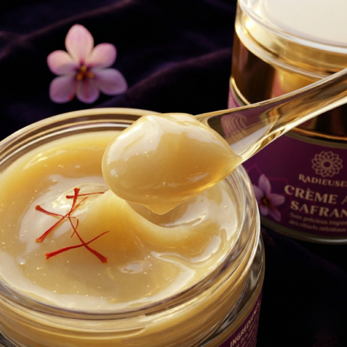 consistance de la crème au safran radieuses