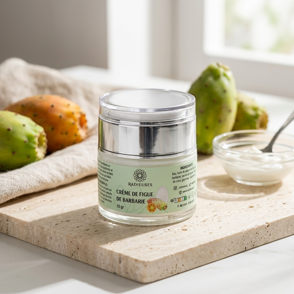 Texture onctueuse de la crème anti-âge