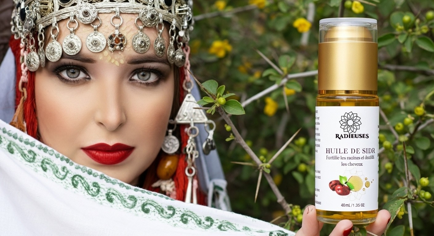 Huile de Sidr Pure Jujubier Flacon Luxe