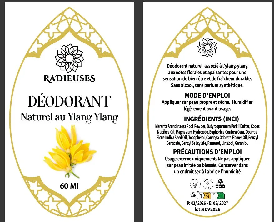 etiquette d'ylang ylang