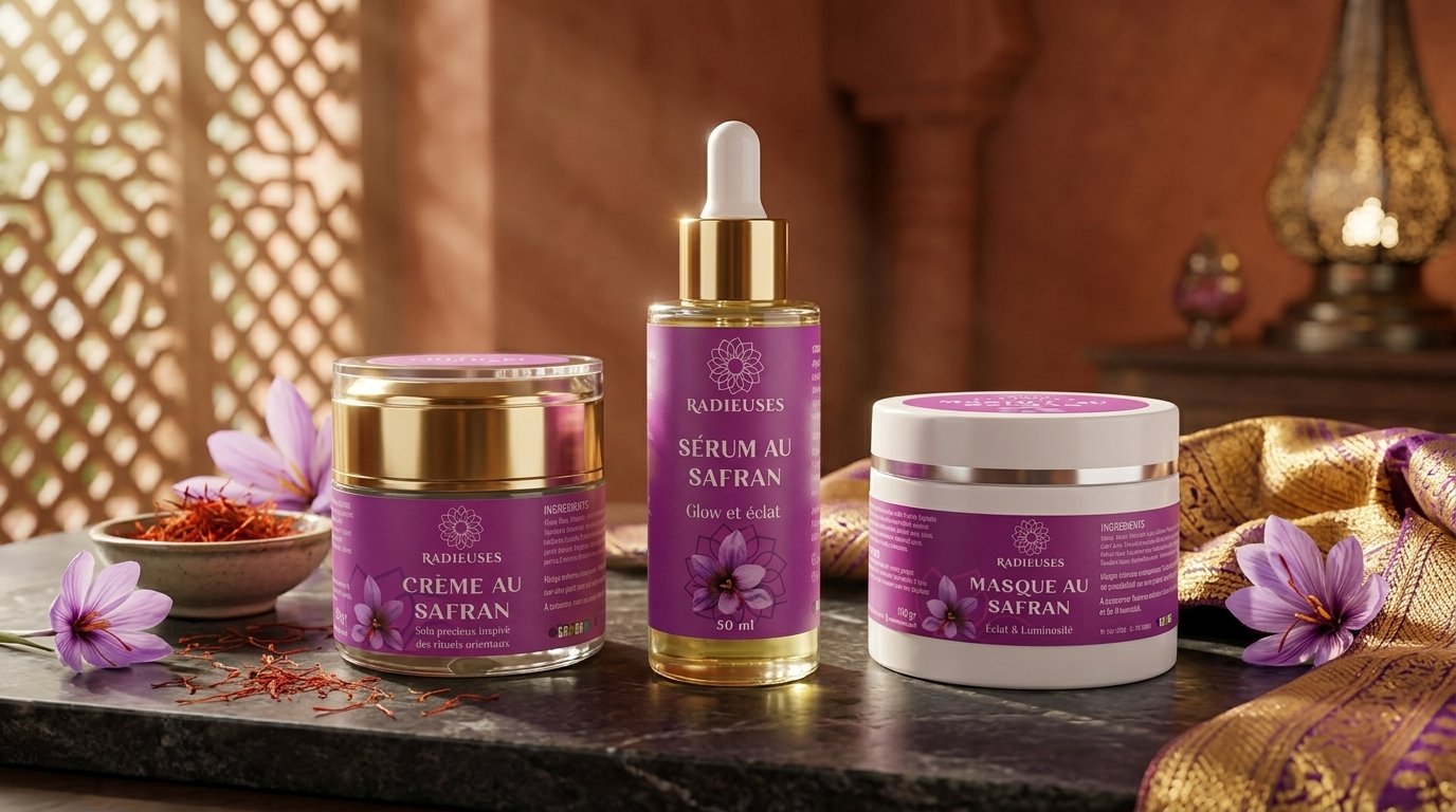 La gamme éclat au safran