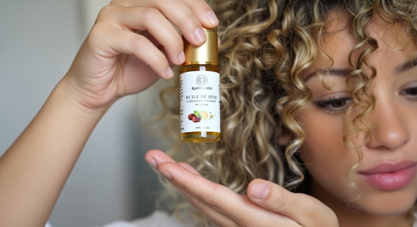 Application huile de sidr sur cheveux