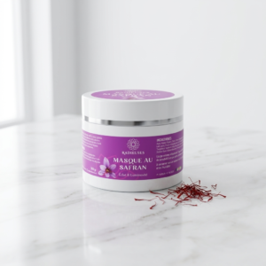 masque de visage au safran