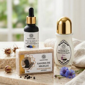 Le Trio de Soin à l'Huile de nigelle