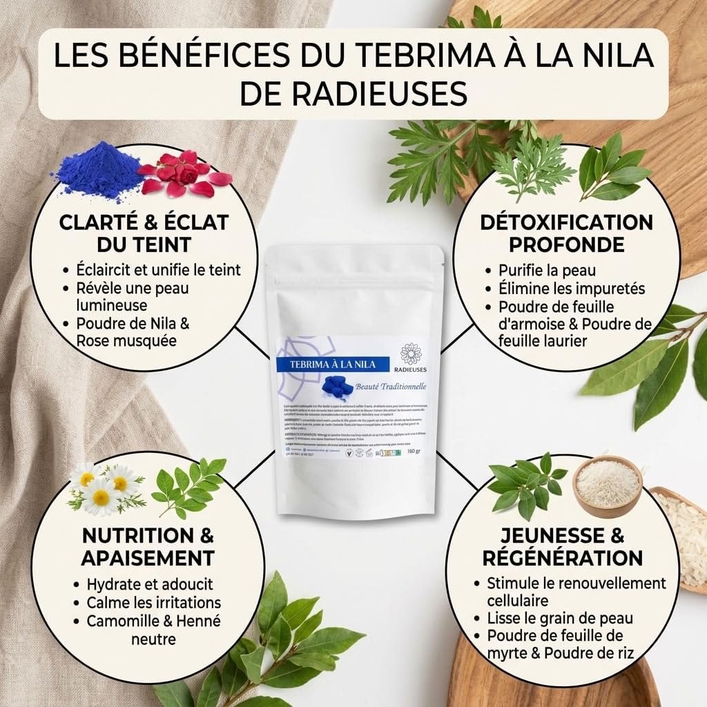 Bénéfices de la tebrima à la Nila pour la peau