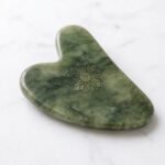 Gua sha jade vert